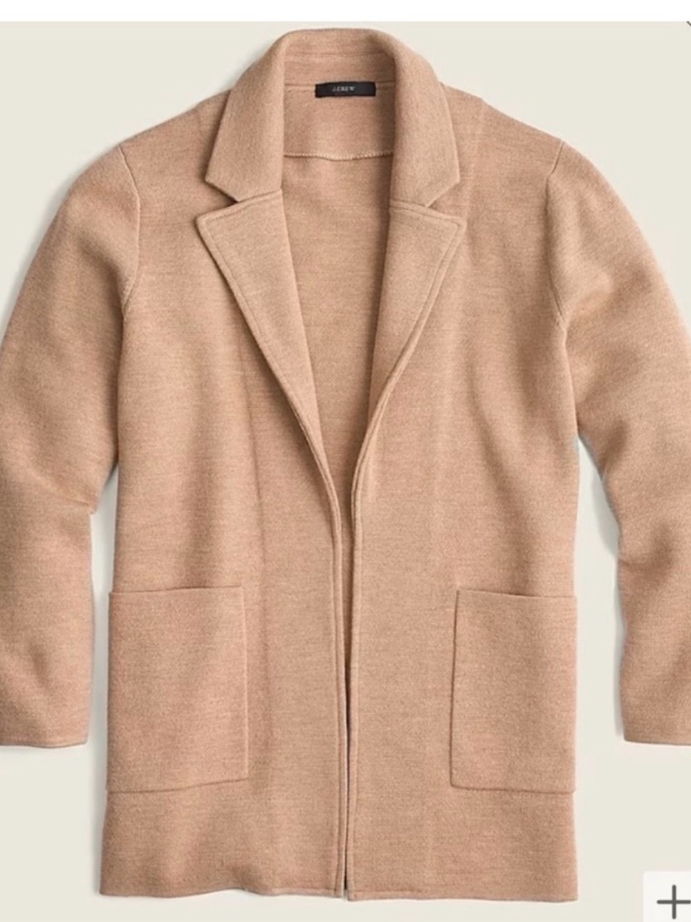 J.Crew Sophie Sweater Blazer Cardigan Oversized Preppy Coastal Grandmother Wool